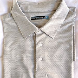 Roundtree & York by Dillards Men’s Performance Polo Golf Shirt Tall Man Size XLT